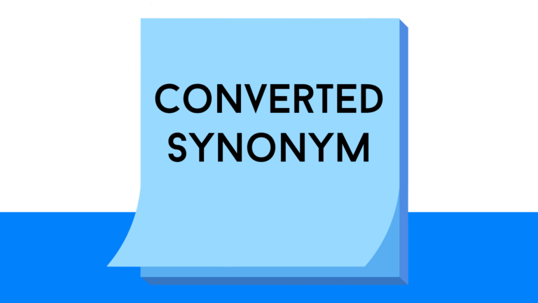 converted synonym