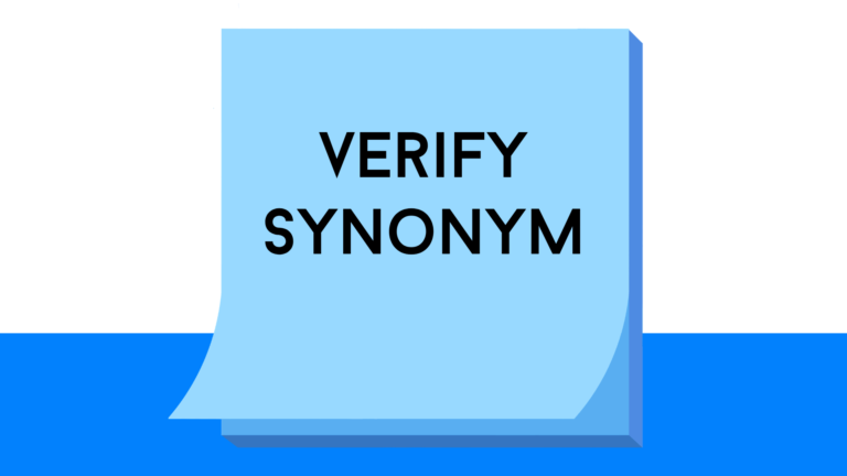 Illustration showing a checkmark confirming a verified document