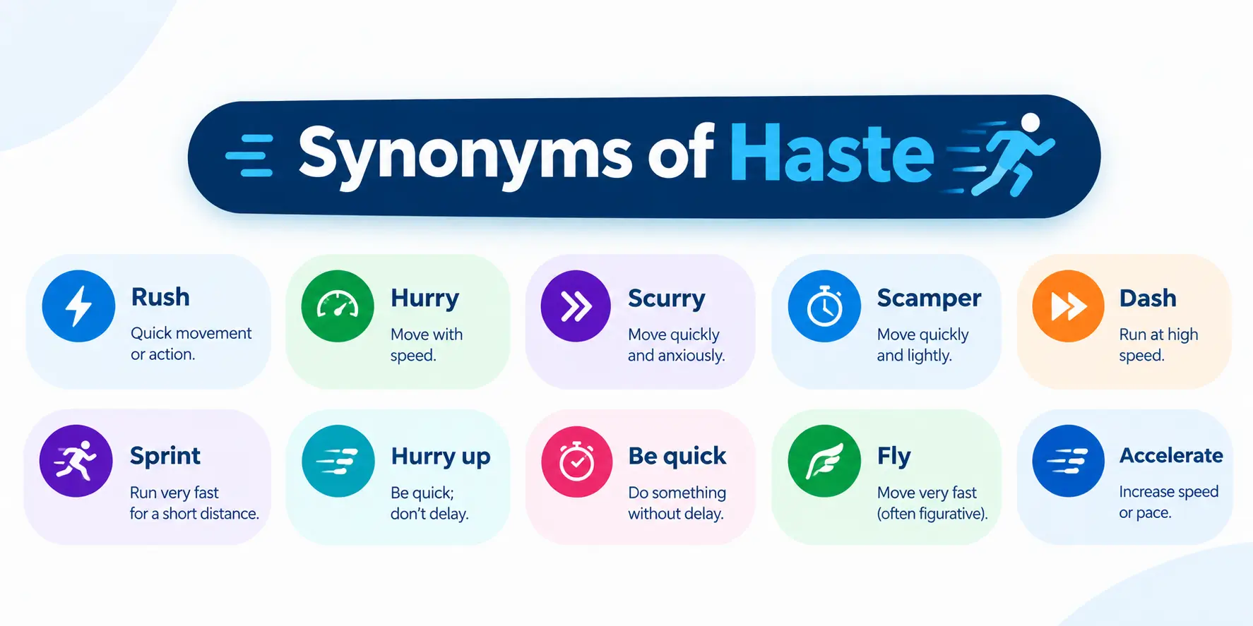 person packing quickly to show the meaning of haste synonym