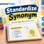 Standardize synonym – a guide to synonyms such as normalize, harmonize, unify, and regularize.