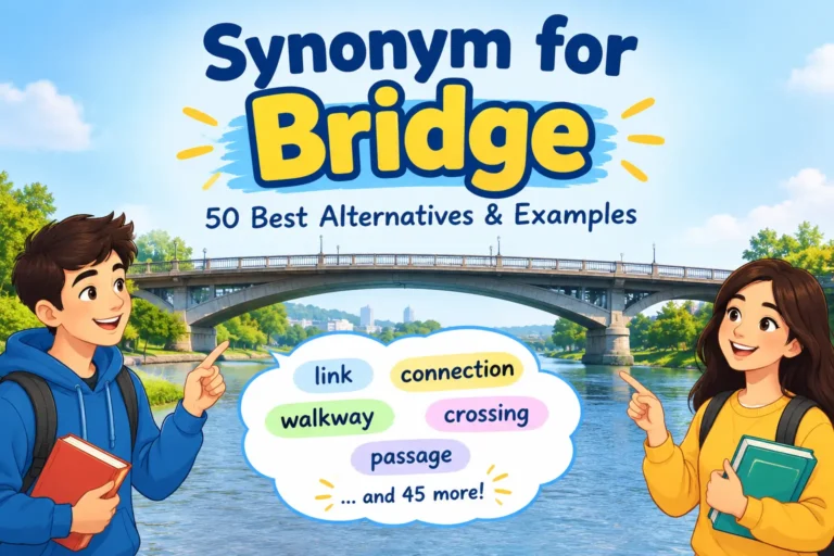 Synonym for bridge with 50 useful alternatives and examples