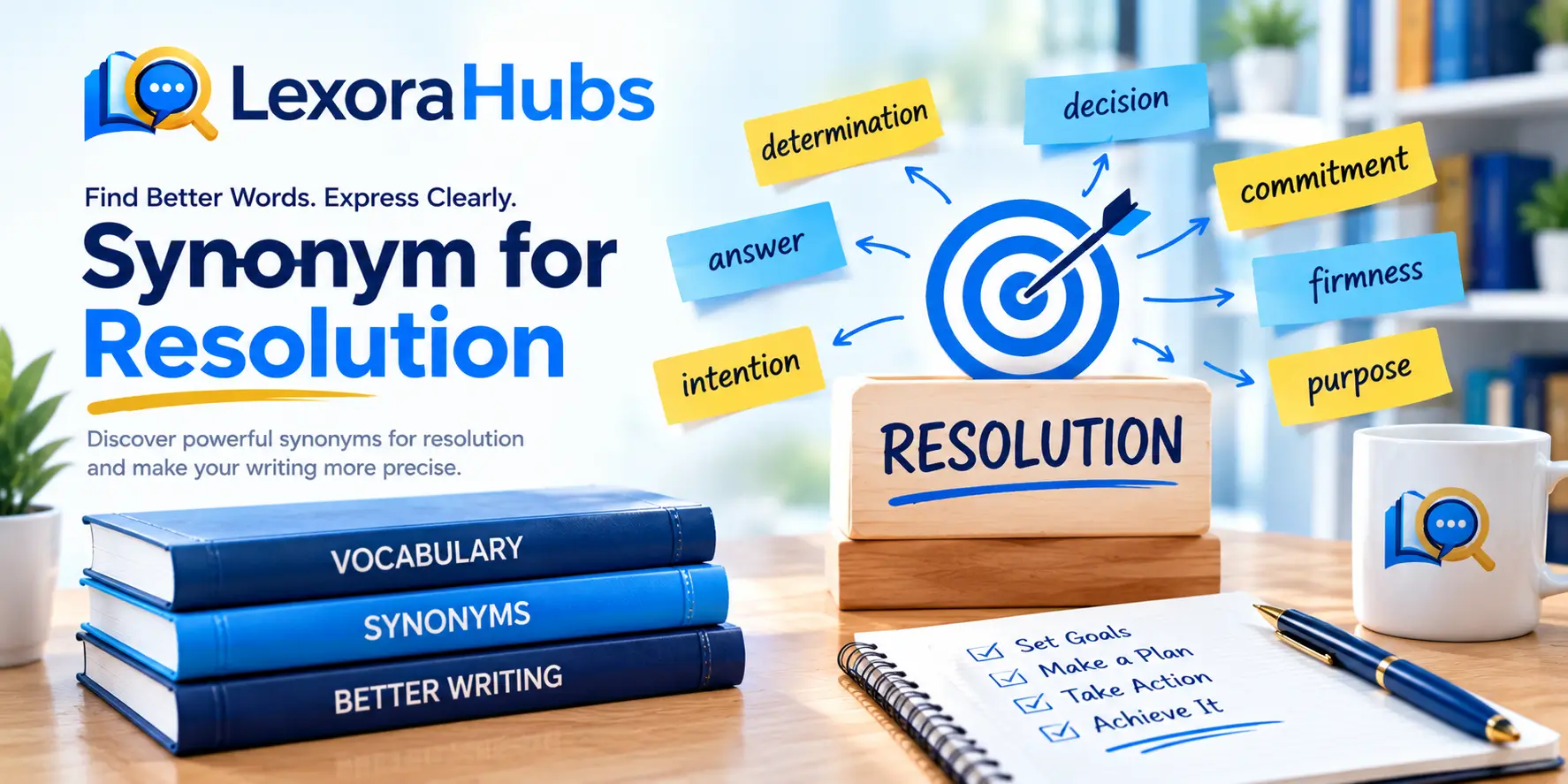 synonym for resolution