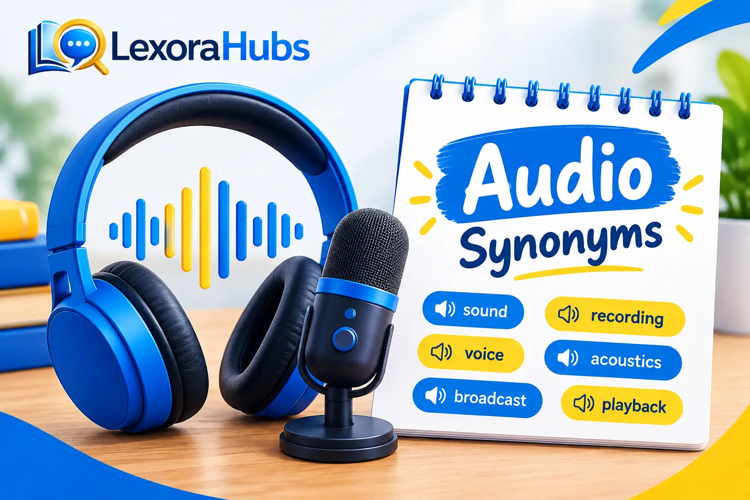 Audio synonym – words and alternatives related to sound and audio
