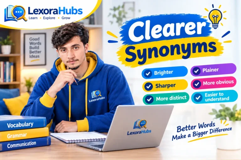 Explore 50 synonyms for clearer with simple meanings, examples, and useful alternatives for essays, everyday English, and better writing.