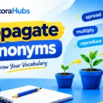 Propagate synonym vocabulary guide with plant growth and word learning concepts