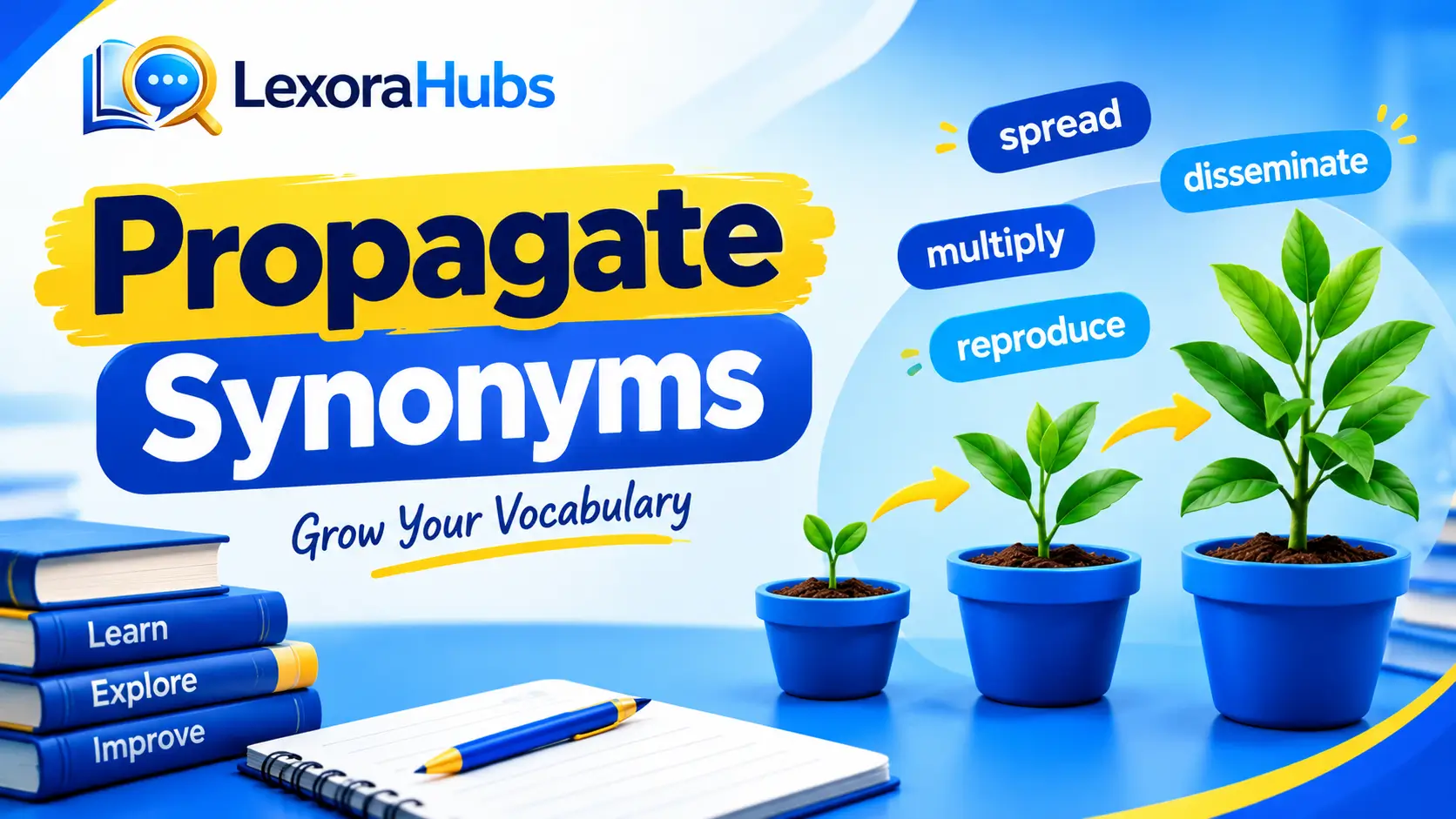 Propagate synonym vocabulary guide with plant growth and word learning concepts