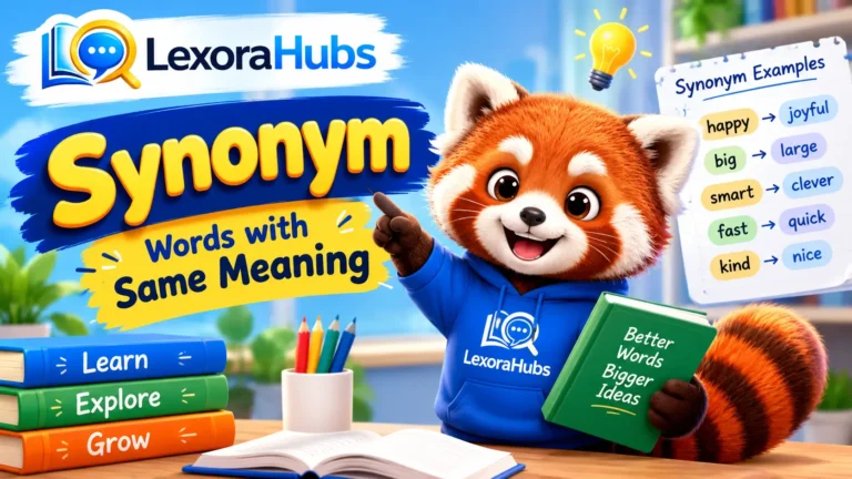 Earlier synonyms with meanings and examples for English learners