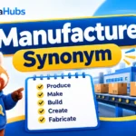 Manufacture synonym with examples of making and producing goods