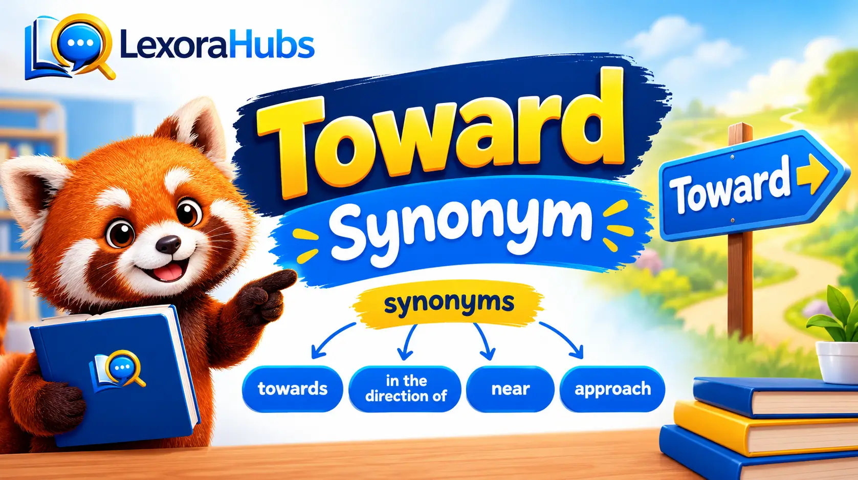 Synonyms for toward with examples of direction, movement, and progress