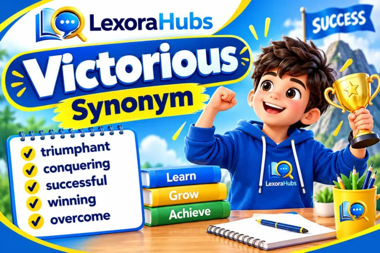 Victorious synonym with 50 similar words, meanings, and examples